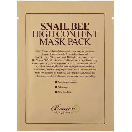 SNAIL BEE HIGH CONTENT MASK PACK